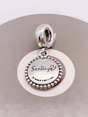 Pandora Santiago Engravable Dangle Charm